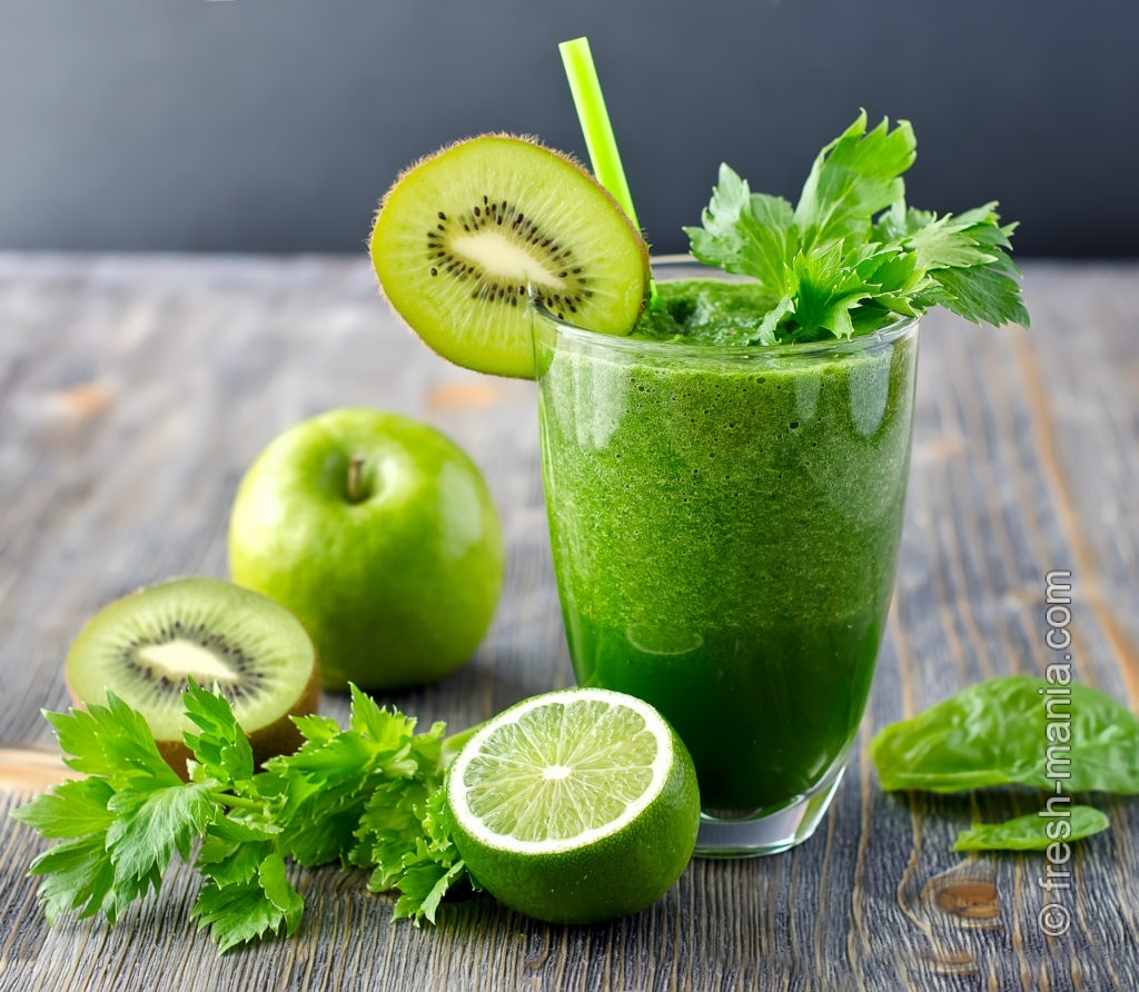 Зеленые коктейли — лучшее средство для очищения и похудения