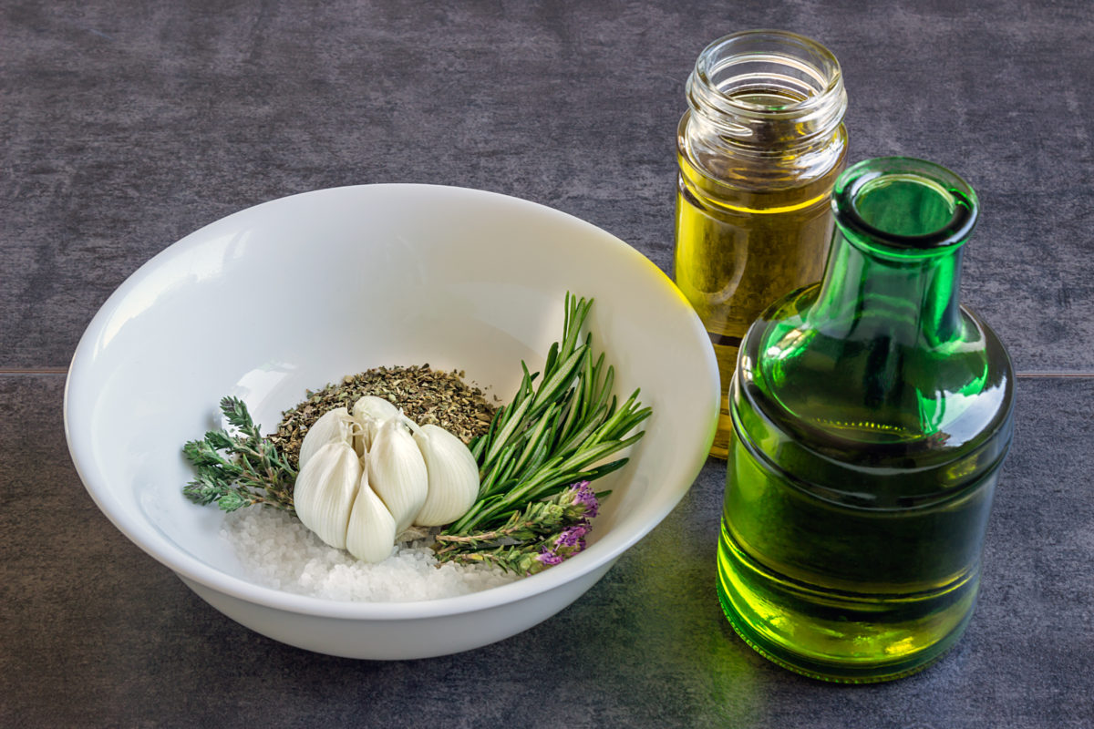 Aceite de oliva con ajo