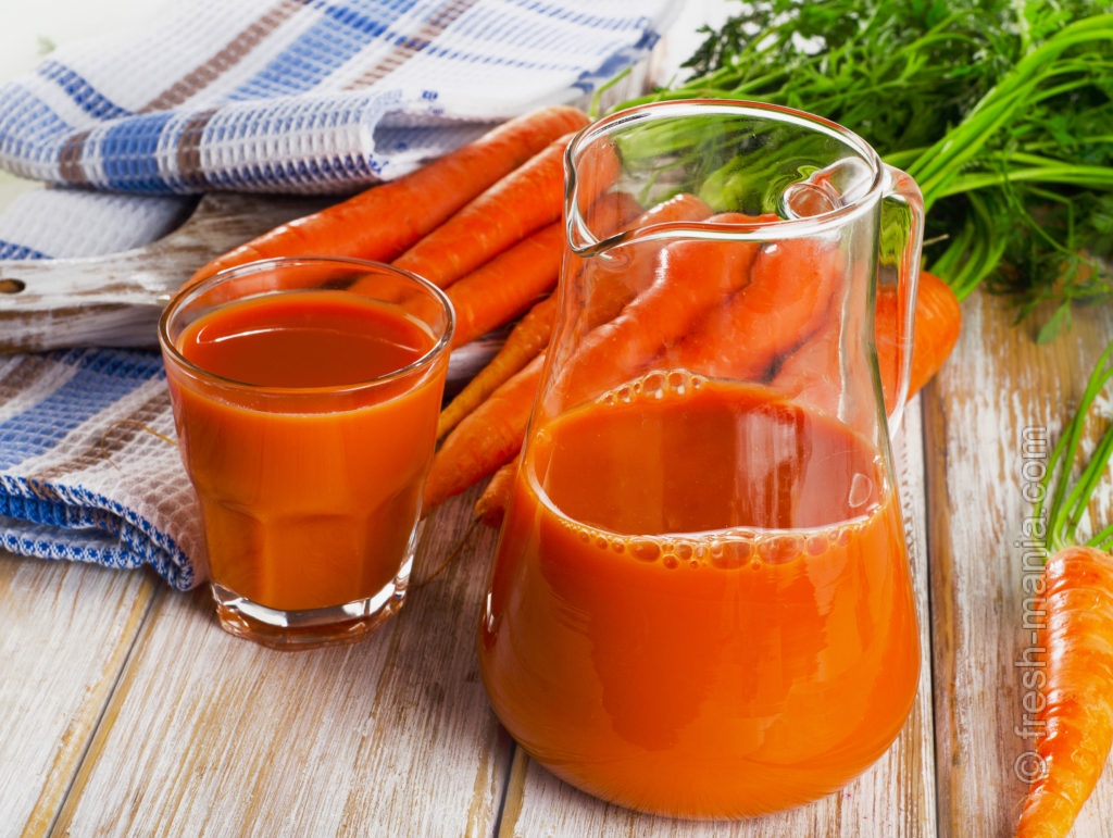 Морковный сок холодного отжима