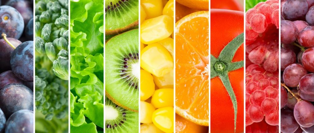 Разноцветные овощи и фрукты – радуга здоровья