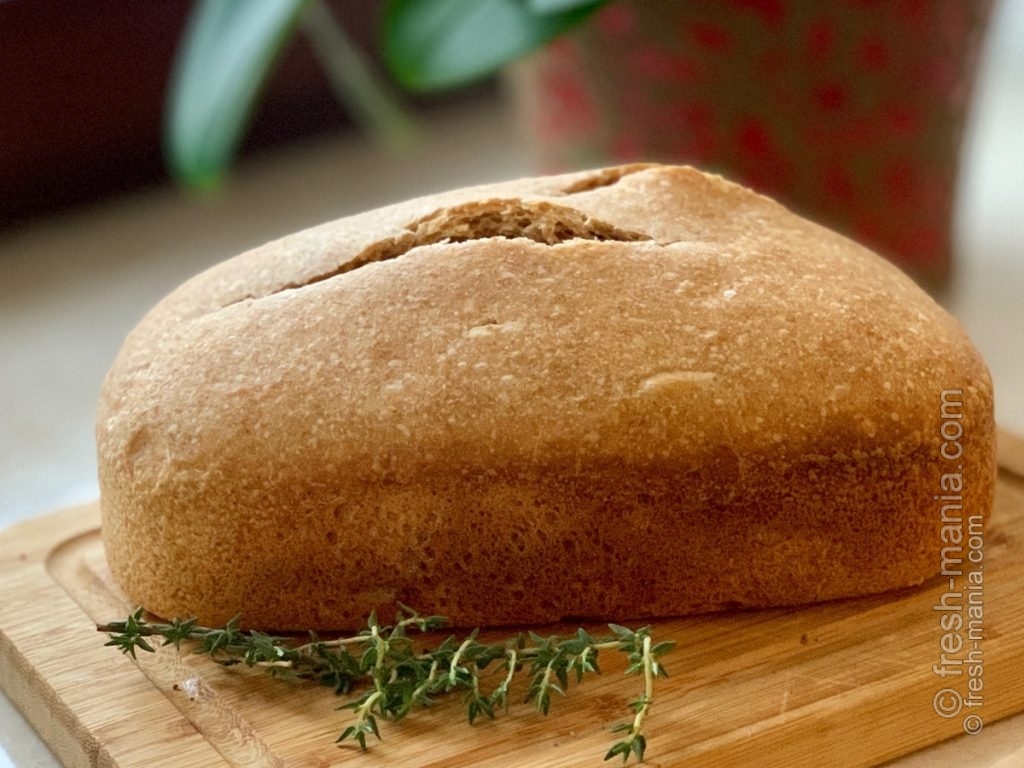 Румяный спельтовый хлеб по нашему рецепту