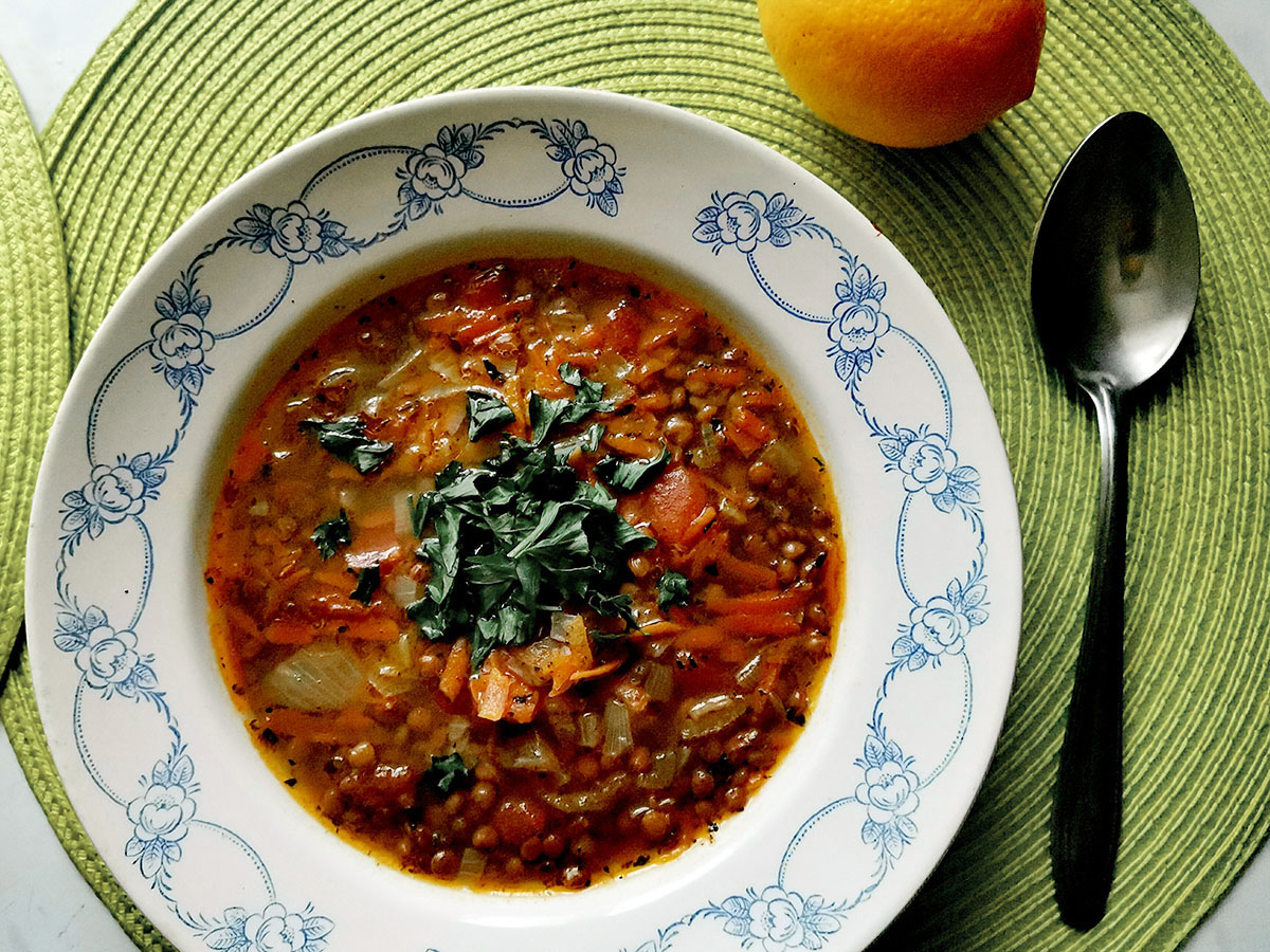 Суп из чечевицы по-турецки