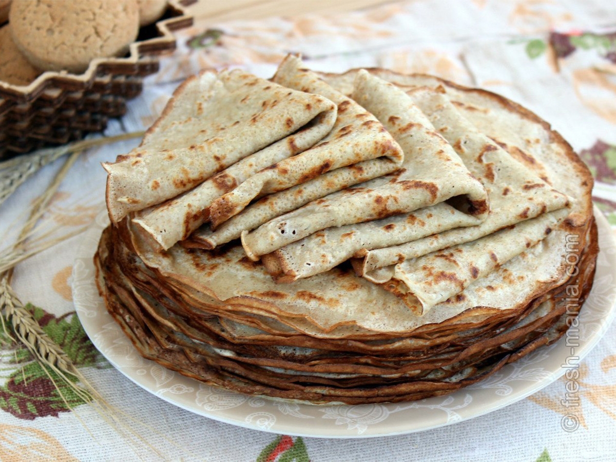 Блины из цельнозерновой муки